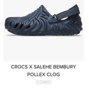 Crocs x Salehe Bembury Pollex Clog in Navy men’s 9